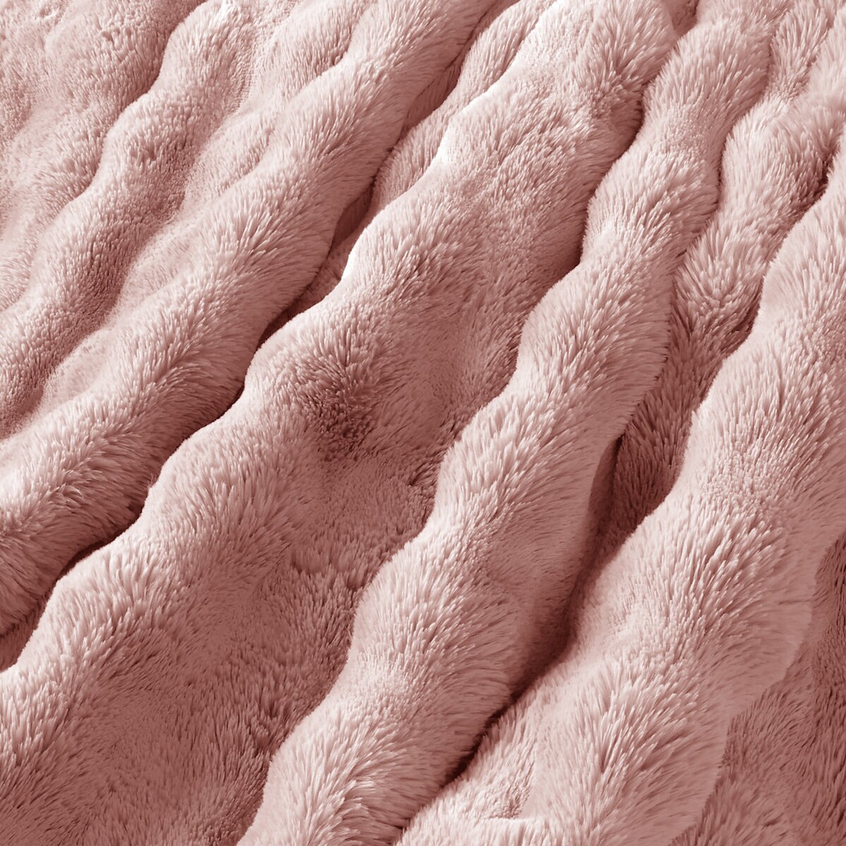 HOUSE & HOME 大判ひざ掛け 152cm x 177cm ライトピンク