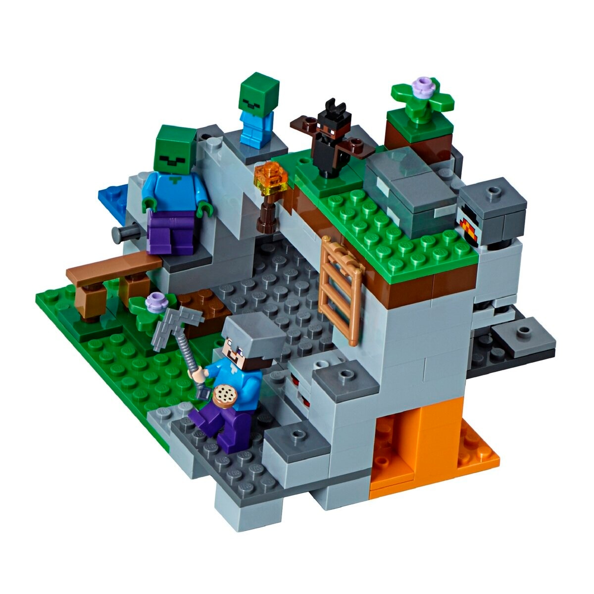 レゴ マインクラフト ゾンビの洞くつ