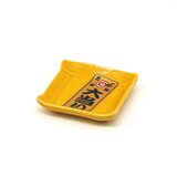 三郷陶器 ICON! JAPAN 角珍味皿 黄