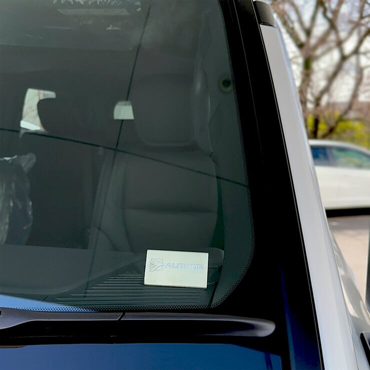 オーサーアラーム 自動車盗難防止 カーセキュリティ セット (注意事項了承済み）AUTHORデザイン (白LED)