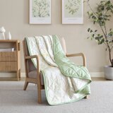 サットンプレイスコレクション リバーシブル 冷感ブランケット シングルサイズ 152cm x 203cm セージ