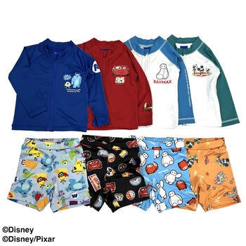 ディズニー/キッズ 水着2点セット