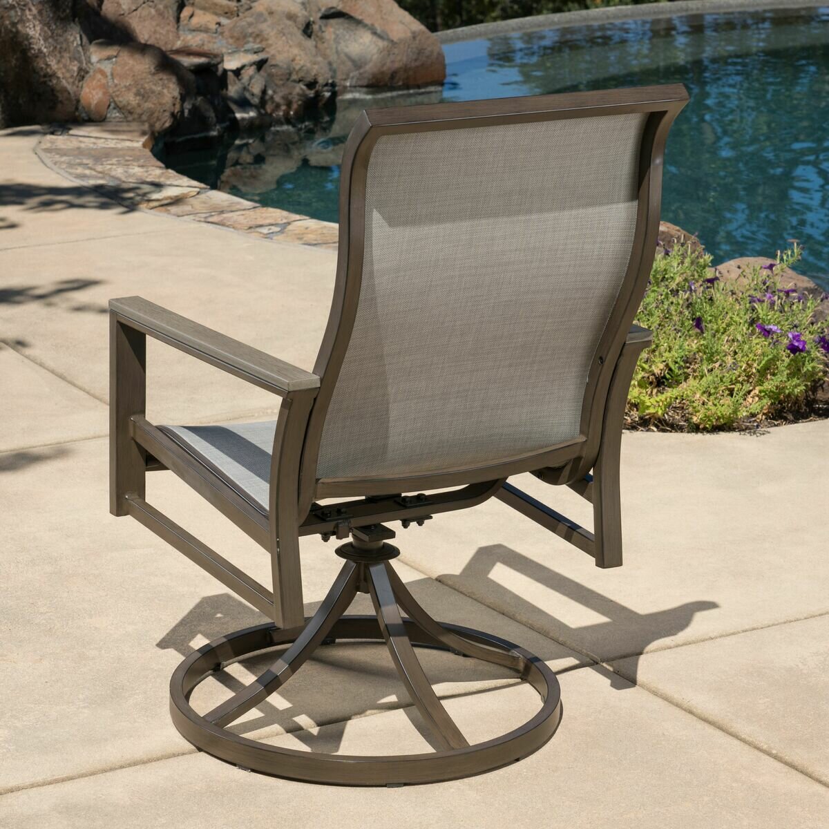 サンヴィラ Nichols 屋外用 スリング ダイニング 7点セット