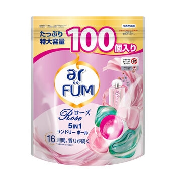 arFUM アフューム ローズ ジェルマジックボール 衣料用洗濯洗剤 100個入り