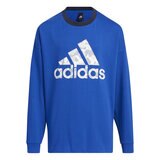 アディダス　キッズ　ロゴ長袖Tシャツ　チームロイヤルブルー　140