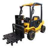 子ども用 電動乗用玩具 フォークリフト イエロー