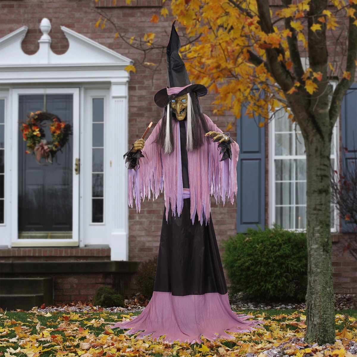コストコ ハロウィン 魔女 大型 話す 目が光る 音が鳴る