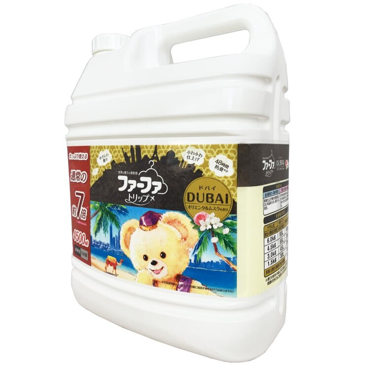 ファーファ柔軟剤ドバイ 4.5L 詰め替え x 4本 ファーファ柔軟剤ドバイ 4.5L 詰め替え x 4本