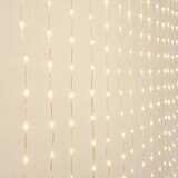 OVE LEDカーテンストリングライト W3m x H3m 1200球LED