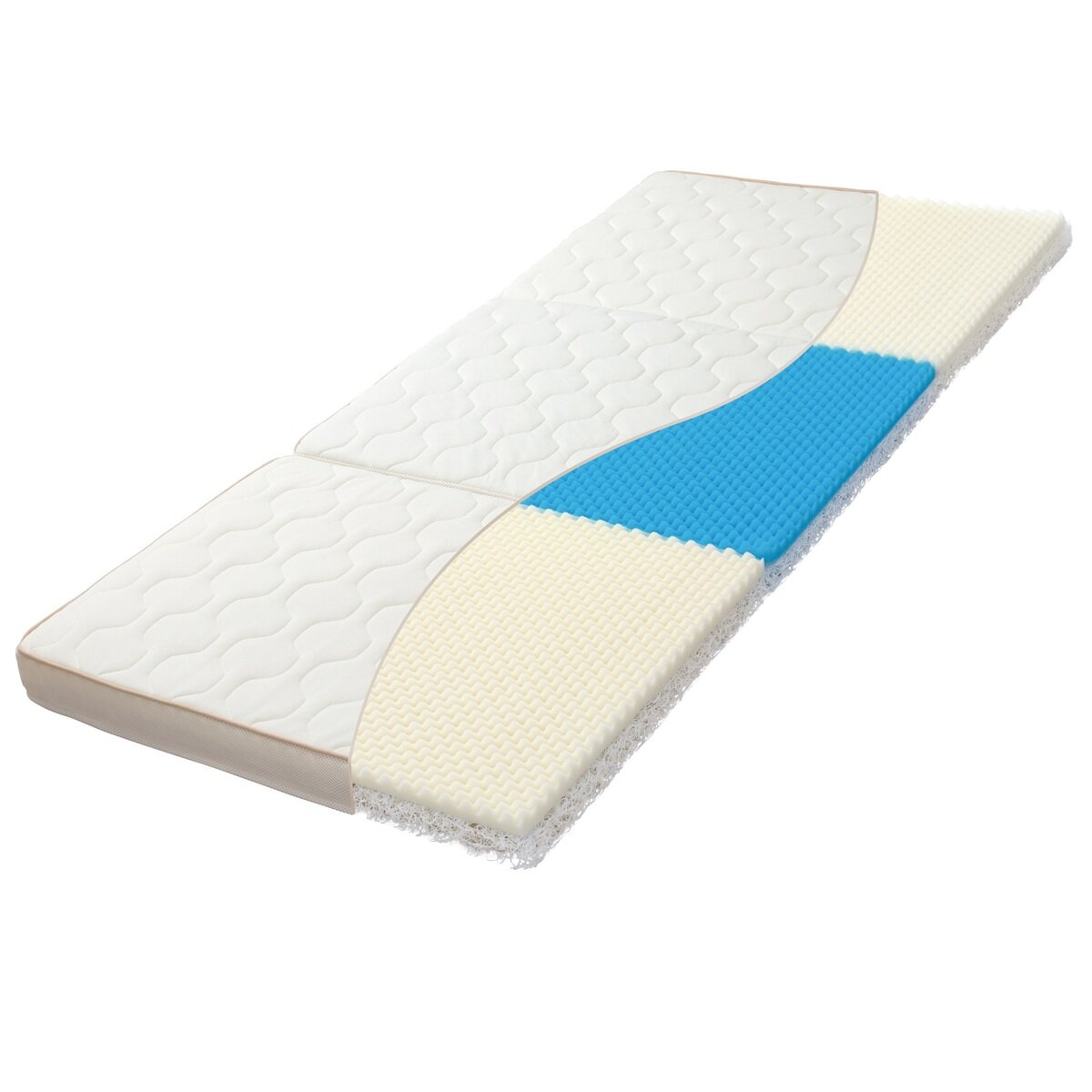 IRIS OHYAMA Airy Hybrid Mattress Center Fit