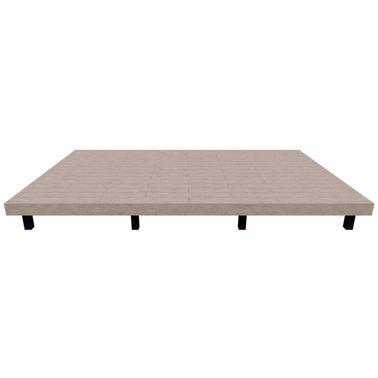 MINO 彩木 ガーデンデッキ セット W3068 x D1829 mm　ベージュアンバー　高さ500～600mm