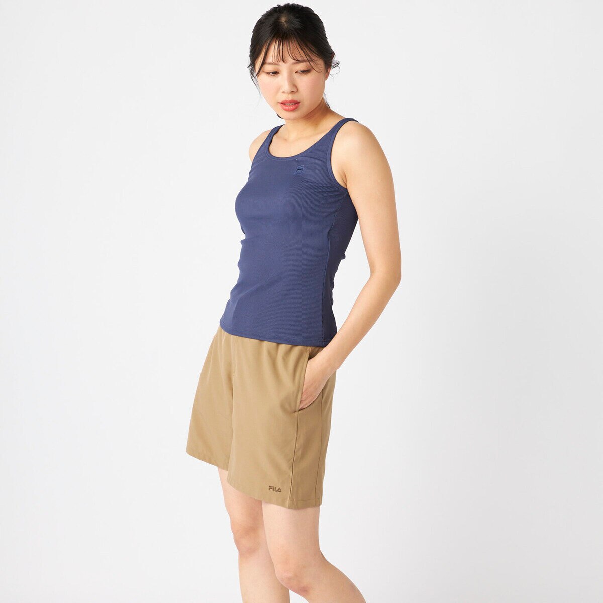 フィラ レディース 水着 4点セット ネイビー 7S