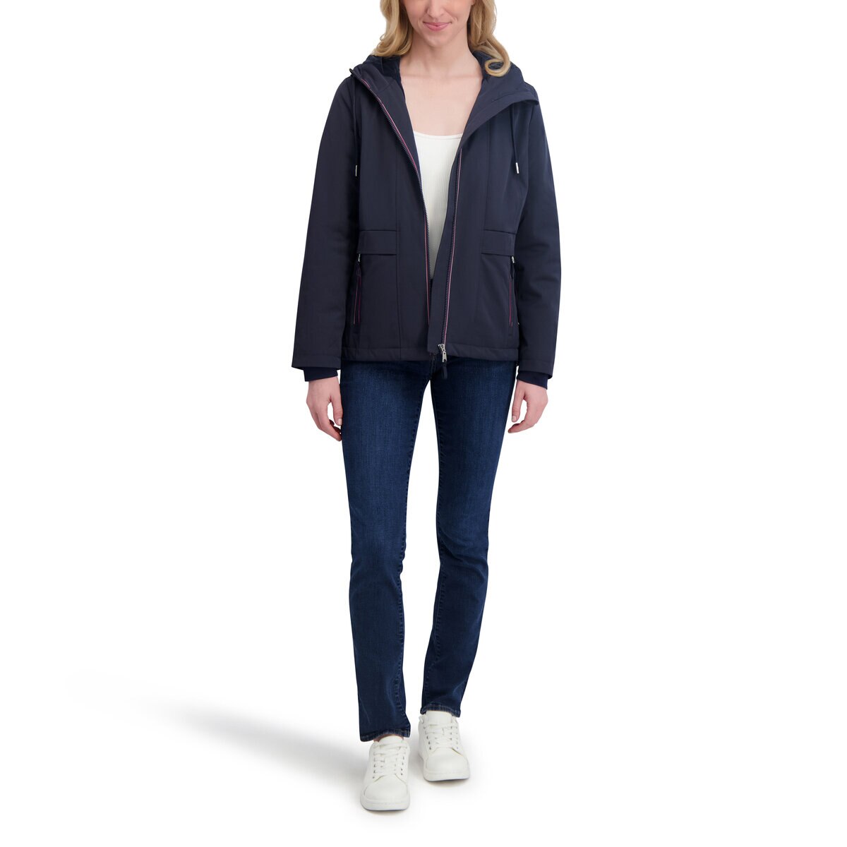 トミーヒルフィガー レディース ジャケット ネイビー M