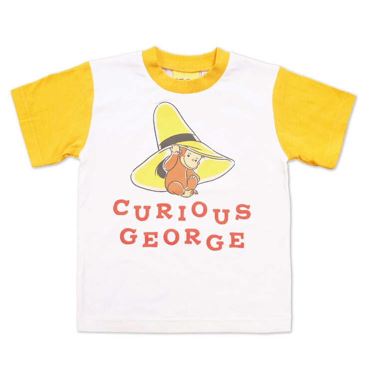 おさるのジョージ キッズ 半袖 Tシャツ 4枚組 アソートD 100