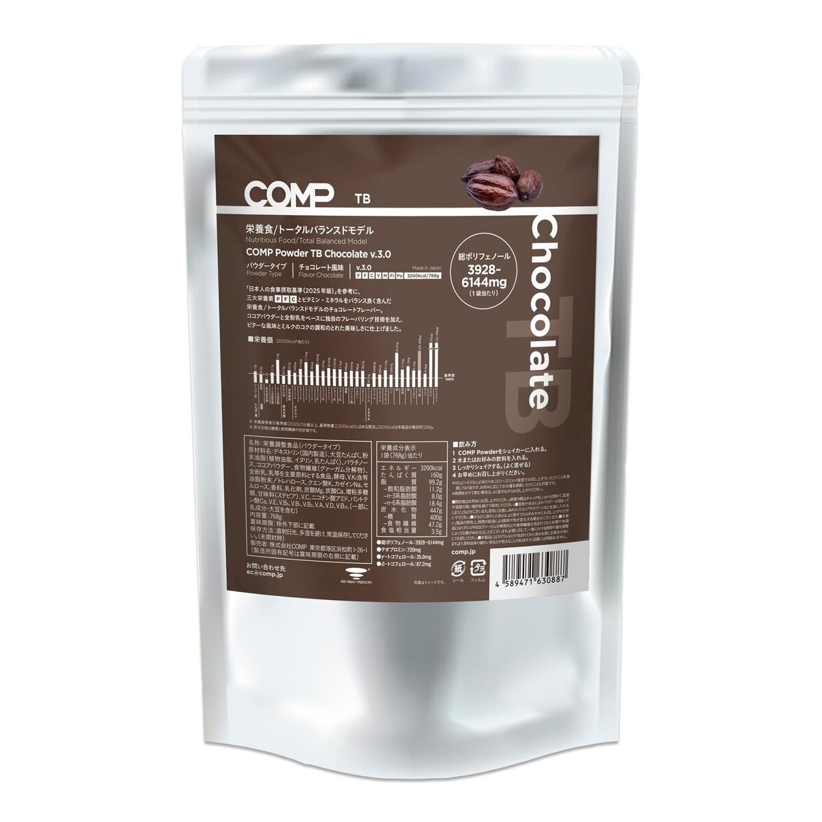 COMP CHOCOLATE 768G