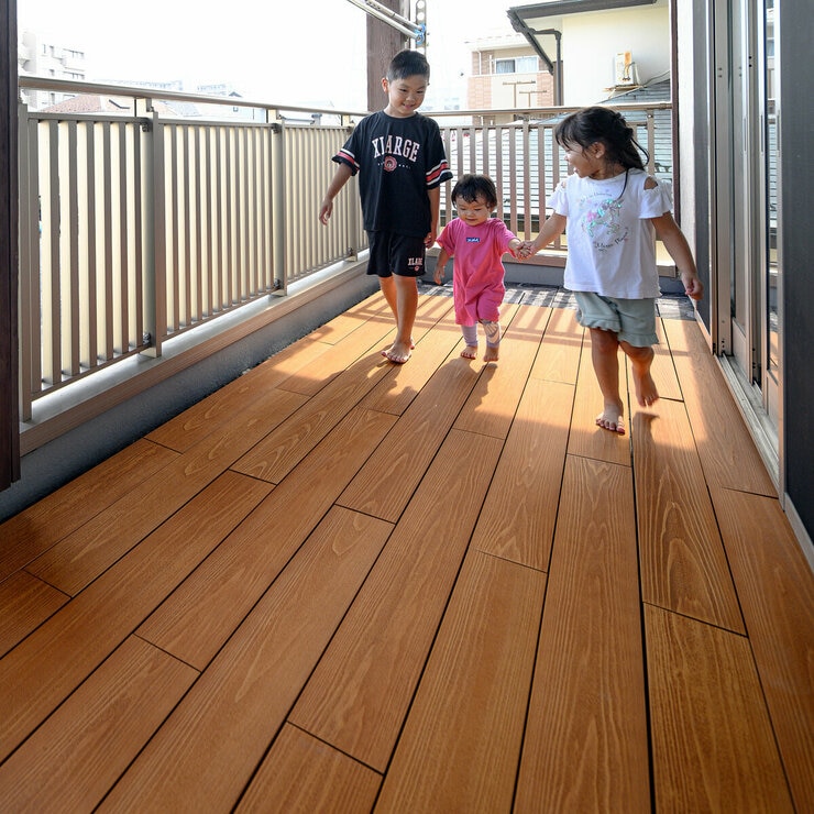 MINO 彩木スマートデッキ DAX W3000 x D300 x H44mm