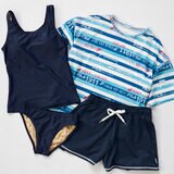 フィラ レディース 水着4点セット ネイビー 13L