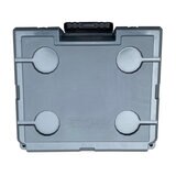 キャンプゼロ 50L ロトモールドクーラーボックス キャスター付き グレー