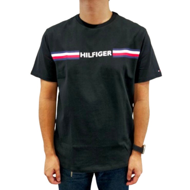 トミーヒルフィガー メンズ 半袖 ロゴ Tシャツ トミーヒルフィガー メンズ 半袖 ロゴ Tシャツ