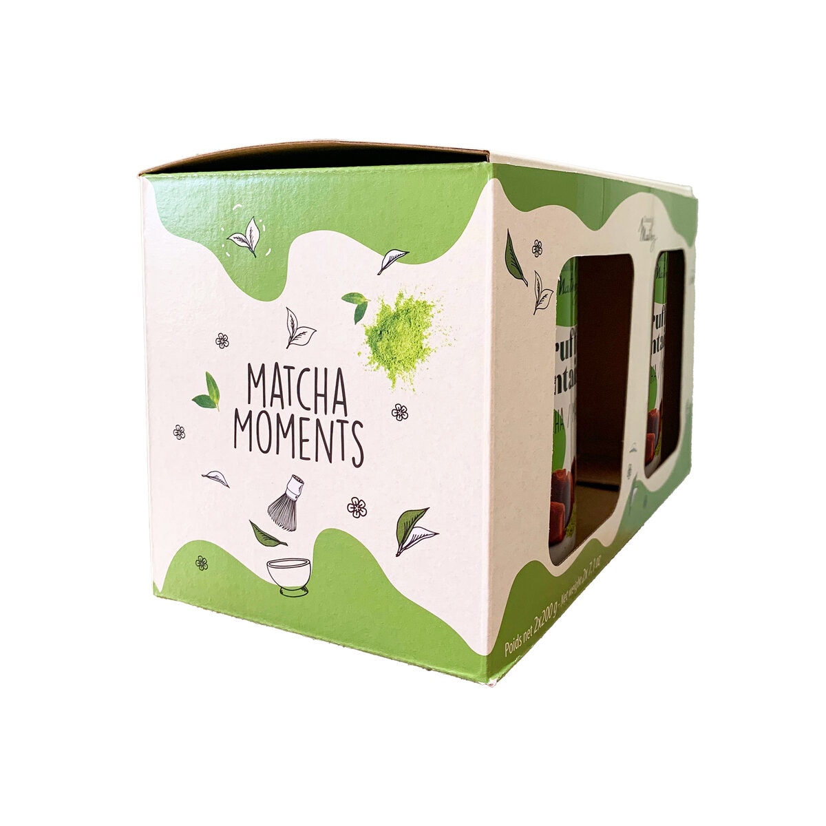 マセス 森半 抹茶トリュフ 200g x 2缶