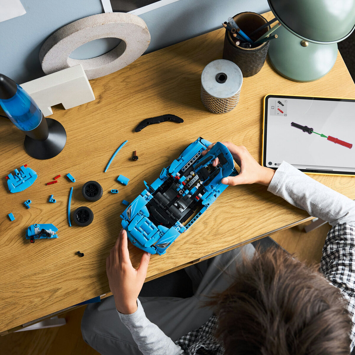 レゴ シボレーコルベットスティングレー ブルー
