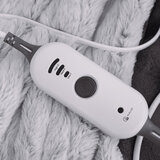 電気大判ひざ掛け グレー