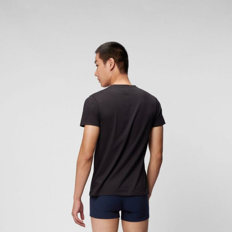 リーバイス メンズ クルーネック Tシャツ 3枚組 ブラック XL