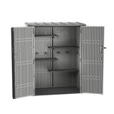 LIFETIME 棚付き 屋外用 バーティカル物置 60457A LIFETIME 棚付き 屋外用 バーティカル物置 60457A