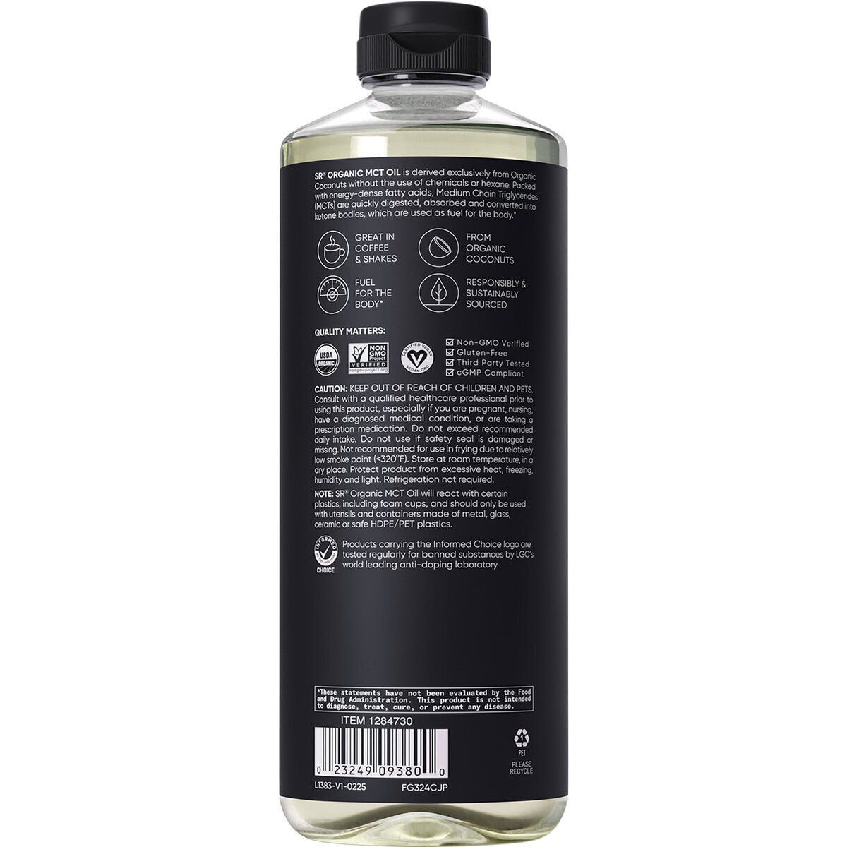 スポーツリサーチ オーガニックMCTオイル 1,183mL