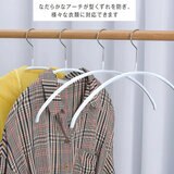 7Life すっきりハンガー10個入り 白