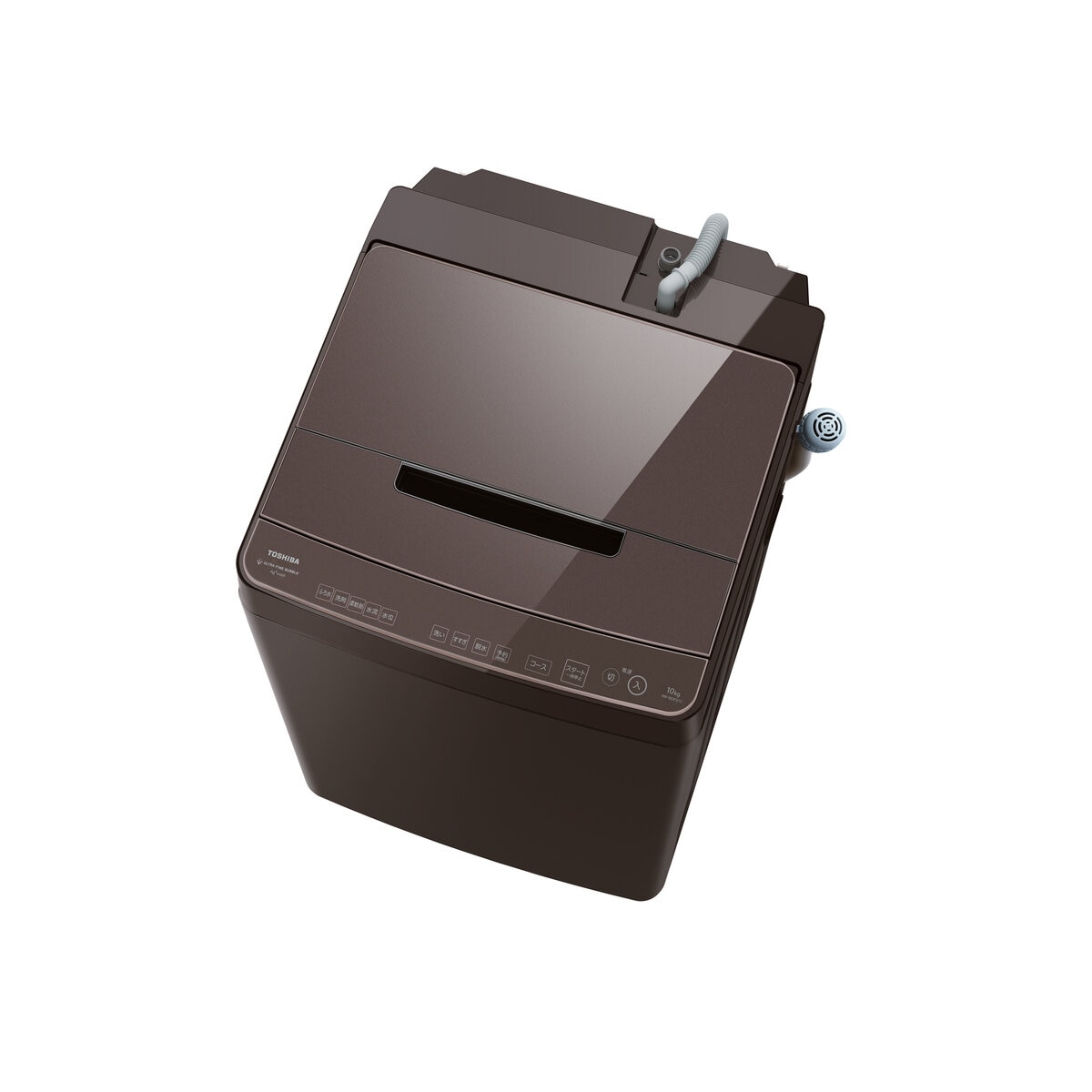 TOSHIBA 縦型洗濯機 ZABOON 10kg ボルドーブラウン AW-10DP3-T