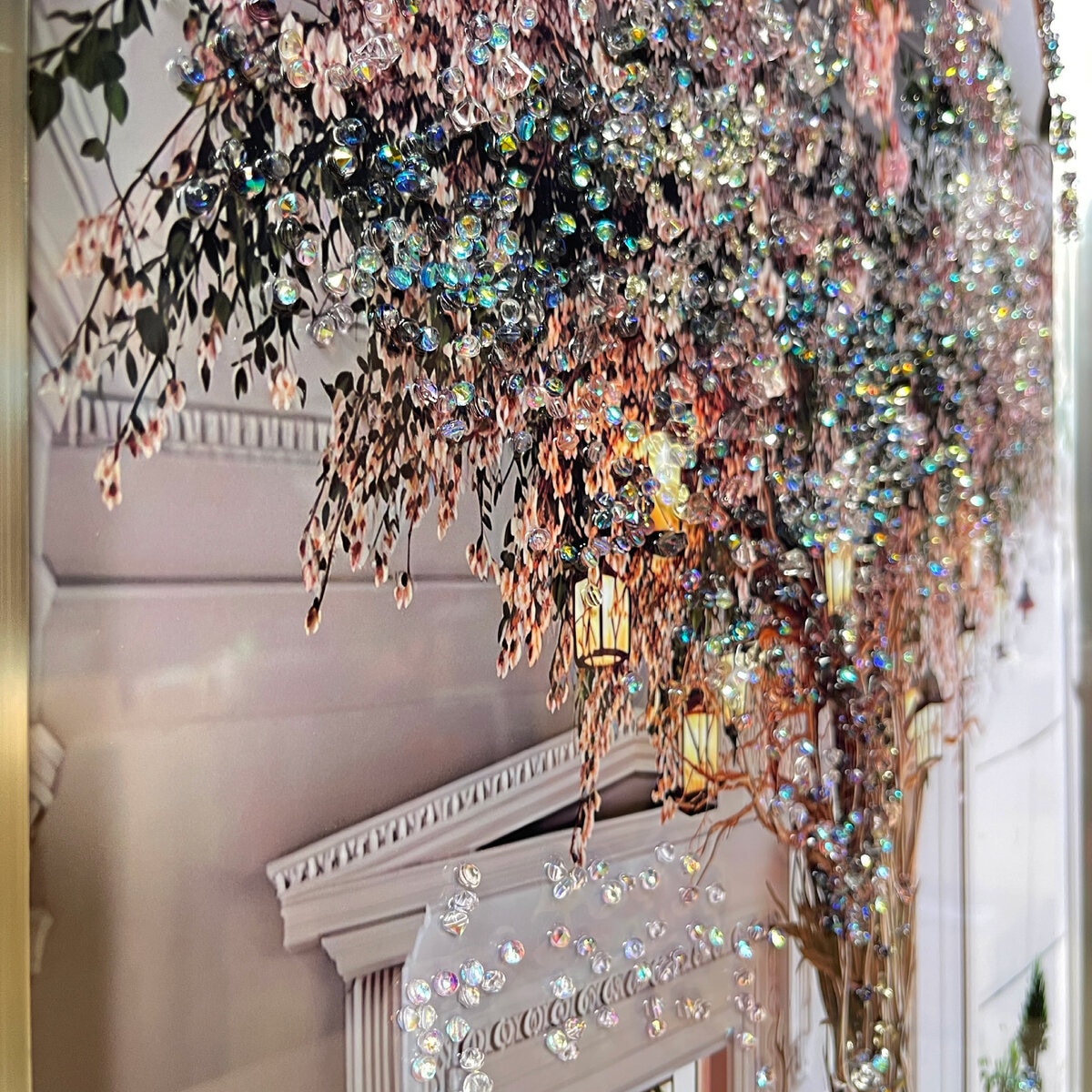 クリスタルアート ハウスツリー 41 x 61cm