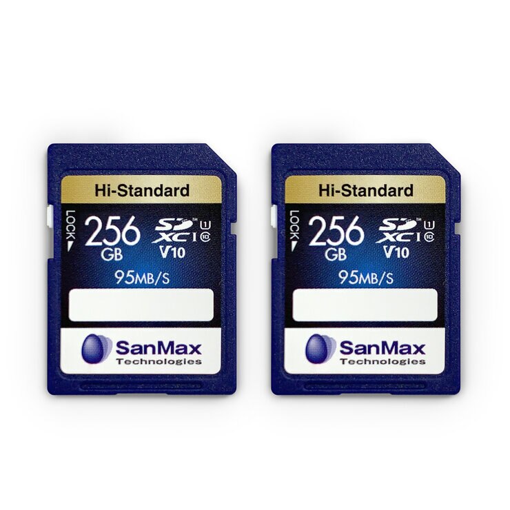 サンマックス SDXC カード 256GB V10 2個セット サンマックス SDXC カード 256GB V10 2個セット
