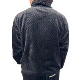 ミネトンカ メンズ フリース トップ ブラック XL