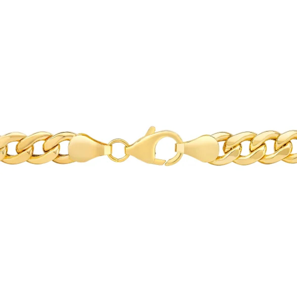 14K イエローゴールド 21-22cm マイアミ ブレスレット