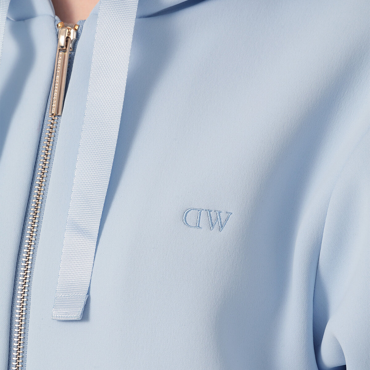 ダニエルウェリントン レディース フルジップパーカー ブルー M