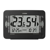 リズム デジタル温湿度計 ブラック