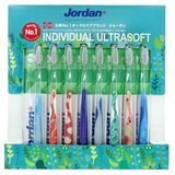 Jordanインディビジュアル ウルトラソフト歯ブラシ 8本