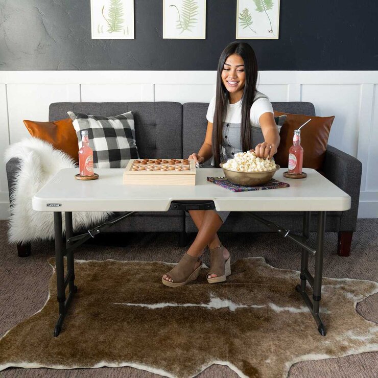 LIFETIME 4FT HEIGHT ADJUSTABLE TABLE