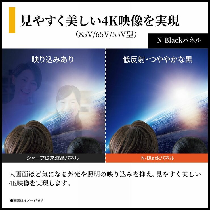 シャープ アクオス 85インチ 4K MiniLEDテレビ 4T-C85HV1