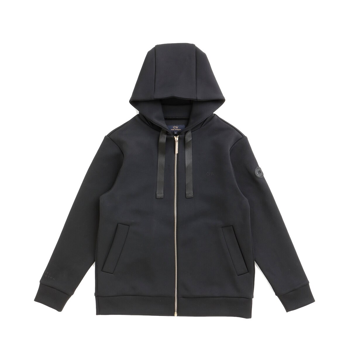 ダニエルウェリントン レディース フルジップパーカー ブラック M