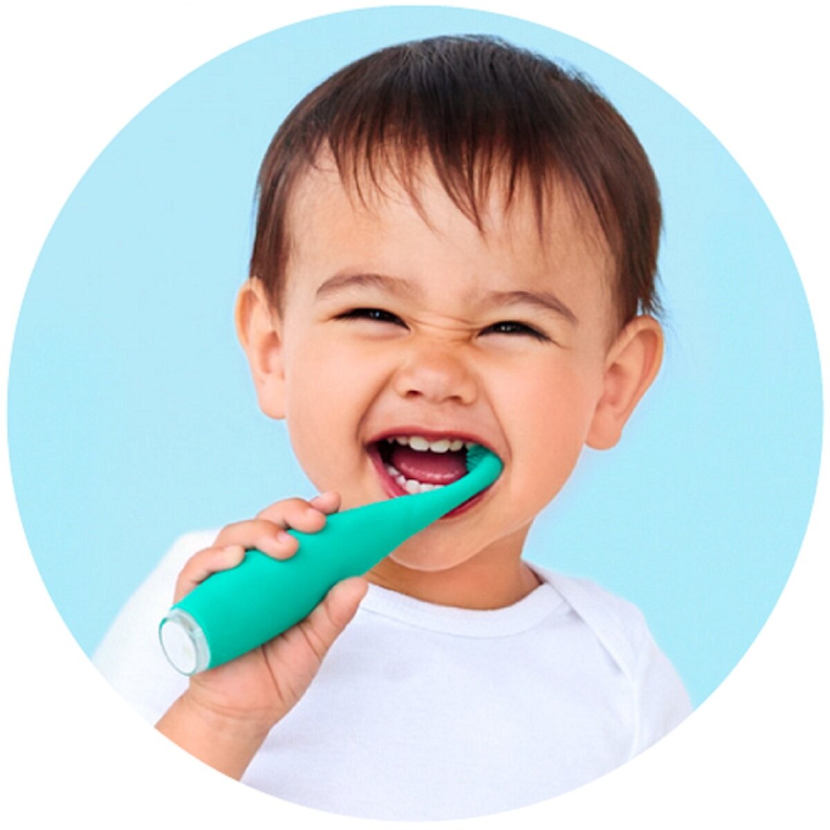 フォレオ イッサマイクロ 0~4歳向けベビー電動歯ブラシ バブルブルー