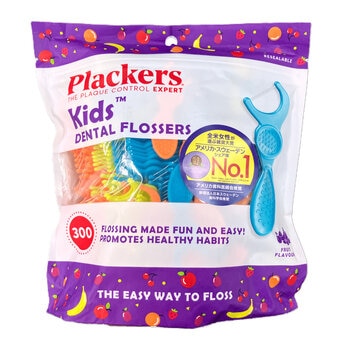 プラッカーズ デンタルフロス 子供用 300本