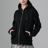 ダニエルウェリントン レディース フルジップパーカー ブラック M