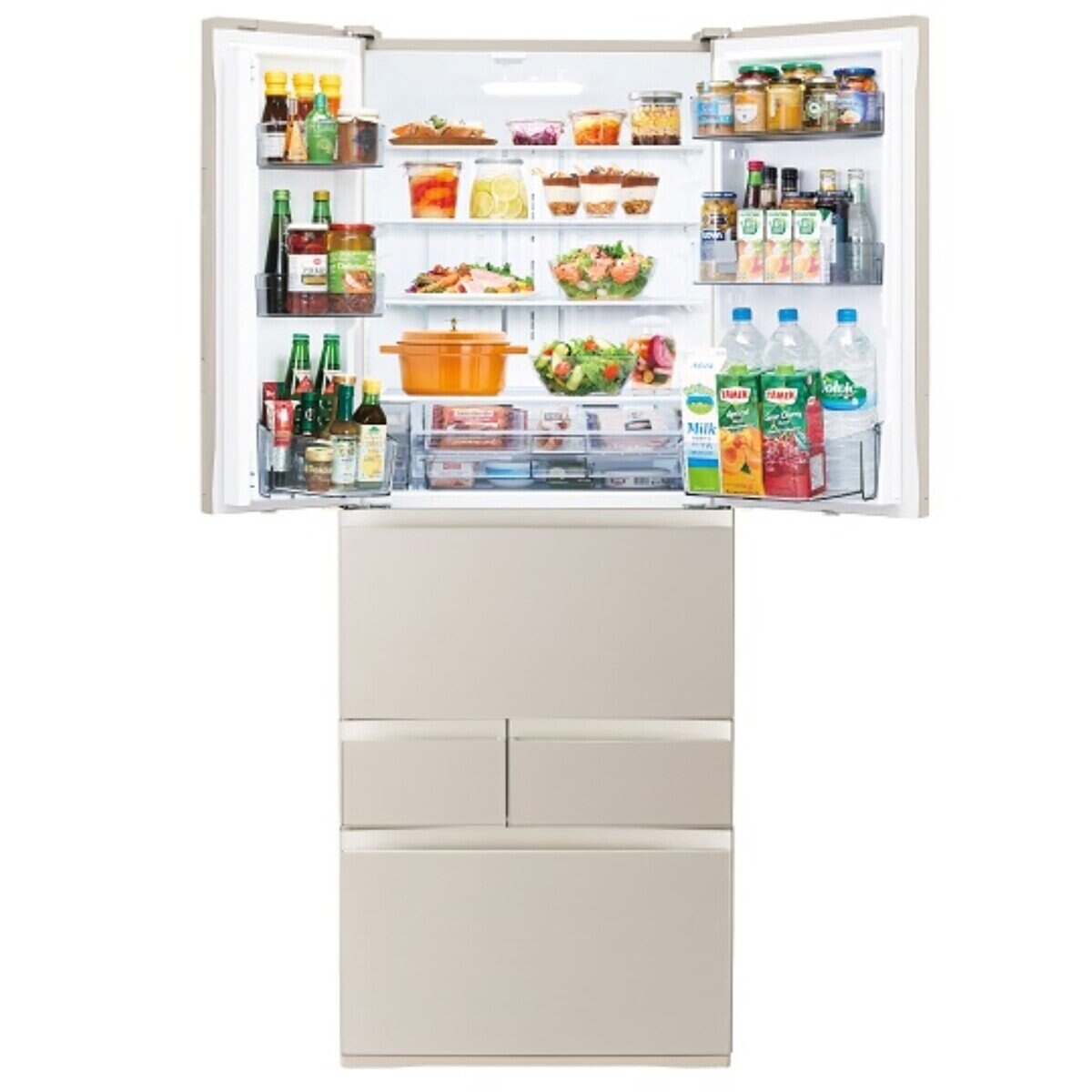 東芝 551L 冷蔵庫 GR-V550FH EC サテンゴールド | Costco Japan