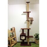 モダンルーム スクラッチ タワー シングル キャットツリー