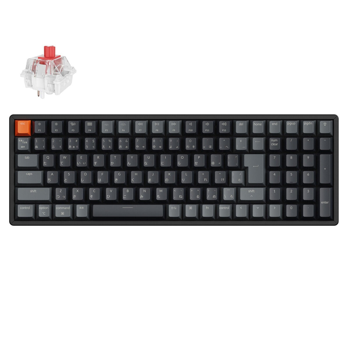 Keychron K4 Version 3 QMK ワイヤレスカスタム・メカニカルキーボード RGB アルミフレーム 赤軸(ホットスワップ) JIS配列 Keychron K4 Version 3 QMK ワイヤレスカスタム・メカニカルキーボード RGB アルミフレーム 赤軸(ホットスワップ) JIS配列
