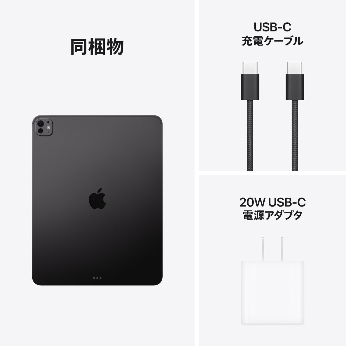 Apple iPad Pro 13インチ M5 WiFi 256GB 標準ガラス搭載 スペース