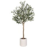 人工観葉植物 オリーブツリー 高さ約198cm