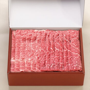 【冷凍】米沢牛すき焼用 ロース400g・モモ400g
